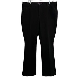 Gloria Vanderbilt‎ Amanda Bootcut Black Jeans Comfort Stretch Plus Size 16W